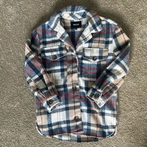Ookie & Lala Plaid Shacket, Multicolored, Size XS